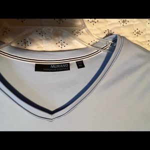 Murano Mens short sleeve light blue shirt